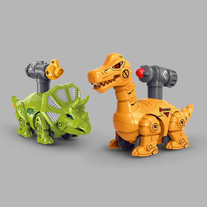 按压惯性前进恐龙三角龙腕龙卡通动物滑行男孩儿童玩具六一礼物