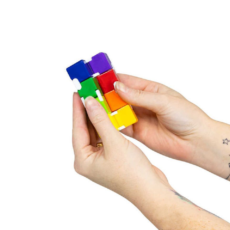 创意彩色百变无限魔方玩具