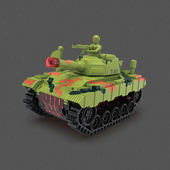 仿真电动声光翻斗坦克音乐灯光战车模型儿童玩具生日礼物