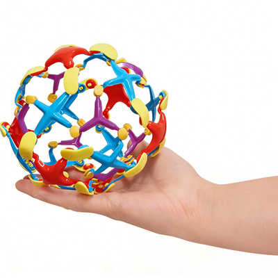 创意伸缩变形扩大开花球玩具