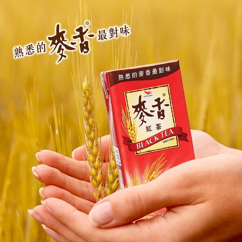 统一麦香红茶奶茶绿茶纸盒300ml图片