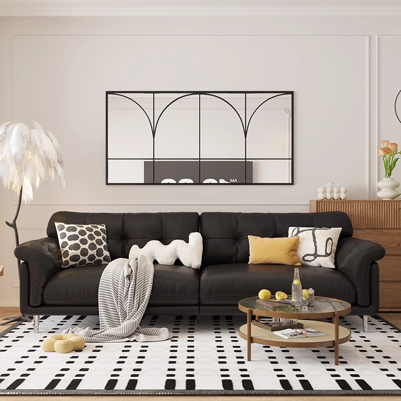 法式上墙面壁横挂装饰镜玄关客餐厅沙发背景卧室假窗户艺术感镜子