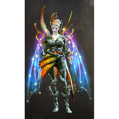 激战2苍翠执行者套装商城道具黑狮宝石含wegame