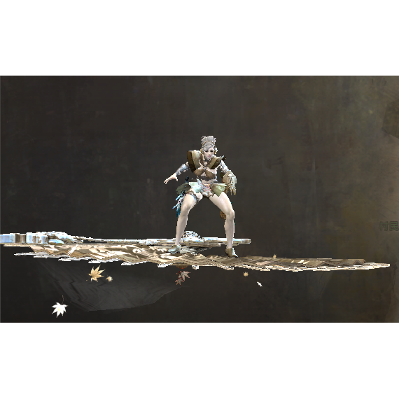 激战2巨型折扇背包和滑翔翼套装商城道具黑狮宝石含wegame