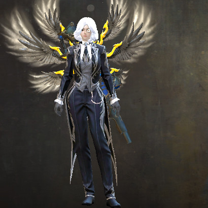 激战2管家套装商城道具黑狮宝石含wegame