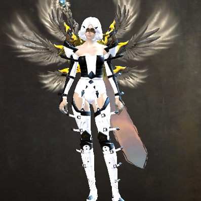 激战2渎神轻甲皮肤商城道具黑狮宝石含wegame