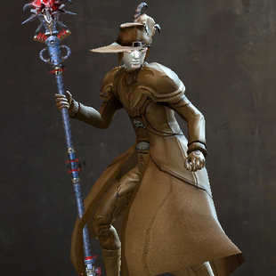 激战2异端学者法杖皮肤商城道具黑狮宝石含wegame