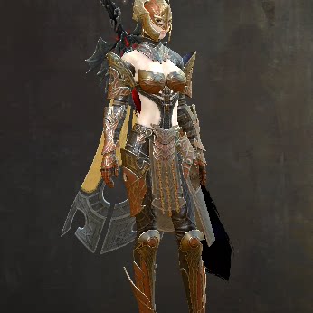 激战2卓拉套装卓拉披肩商城道具黑狮宝石含wegame