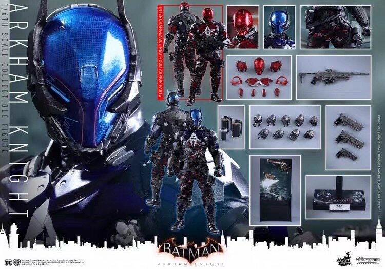 现货HT HotToys 1/6 VGM28 蝙蝠侠 阿卡姆骑士 游戏版 模型图片