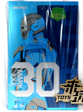 全新HotToys HT 1/6 钢铁侠3 限定版 蓝钢 MARK XXX MK30 MMS391
