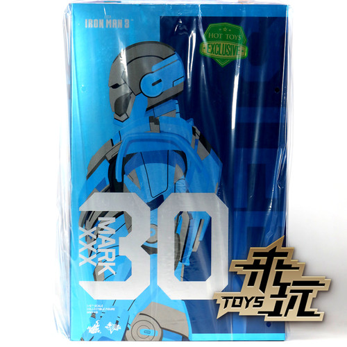 全新HotToys HT 1/6 钢铁侠3 限定版 蓝钢 MARK XXX MK30 MMS391