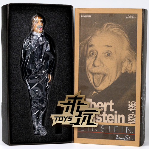 现货 HOW2WORK 1/6 阿尔伯特 爱因斯坦 吐舌版 Einstein 1.0 模型