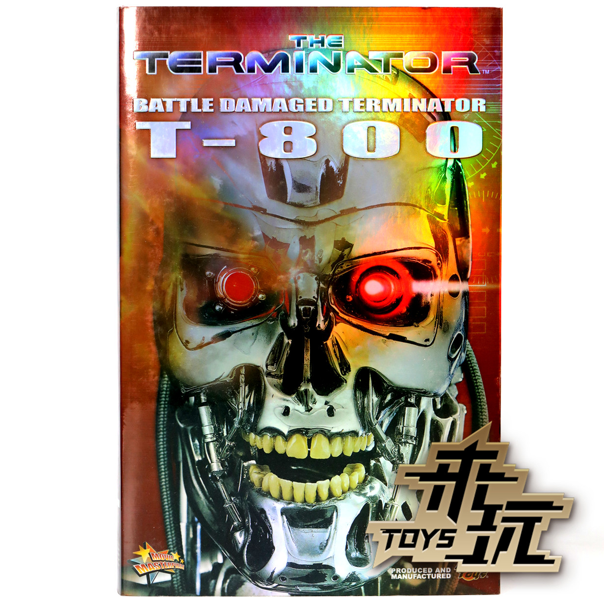 HT HOTTOYS T800 1/6 阿诺 终结者鼻祖烂脸 烂面 骨架 战损MMS002