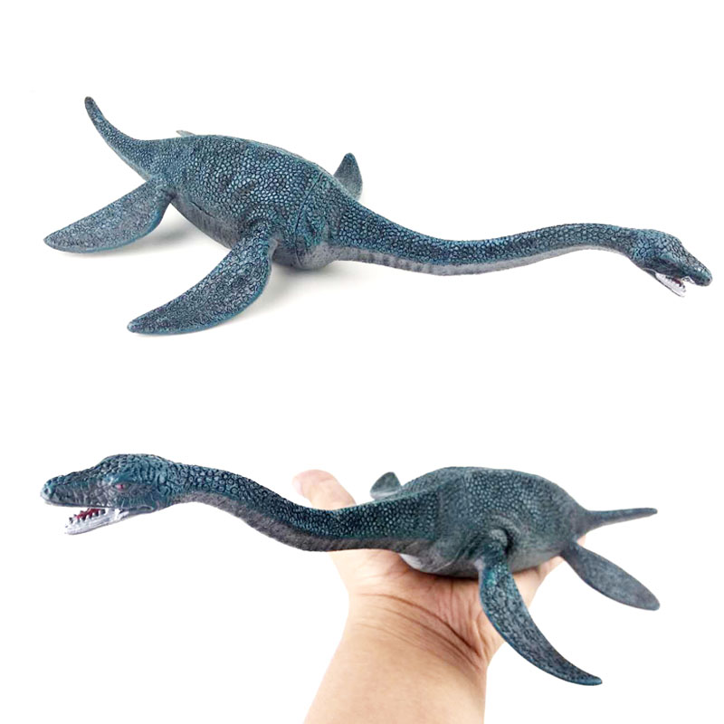 蛇颈龙仿真软胶恐龙模型尼斯湖水怪沧龙软胶男孩女孩儿童玩具摆件