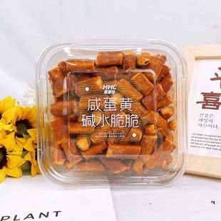 厚厚恰网红碱水法棍面包丁海盐焦糖味咸蛋黄味藤椒面包干218g整盒