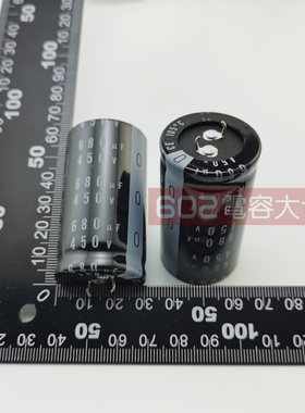 2只 450v680uf尼吉康GG变频器主板滤波30*55电解电容105度P10