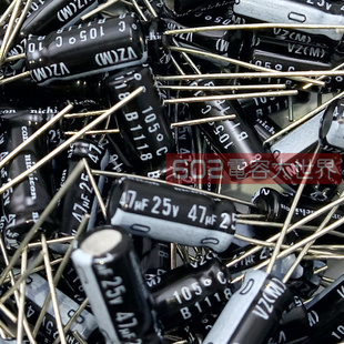 200只25v47uf尼吉康VZ家电维修主板滤波铝电解电容5*11 105度
