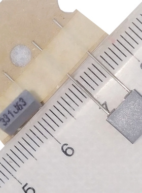 50只法拉校正电容 63V331J 0.33NF/330PF 63V331J小脚距5MM