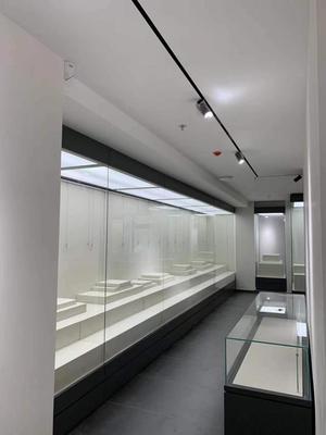 木质金属储藏玻璃沿墙柜