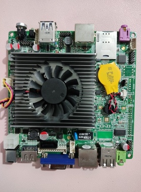 英特尔N29迷你主板J1900 J1800微型工控一体机组装电脑Nano X86