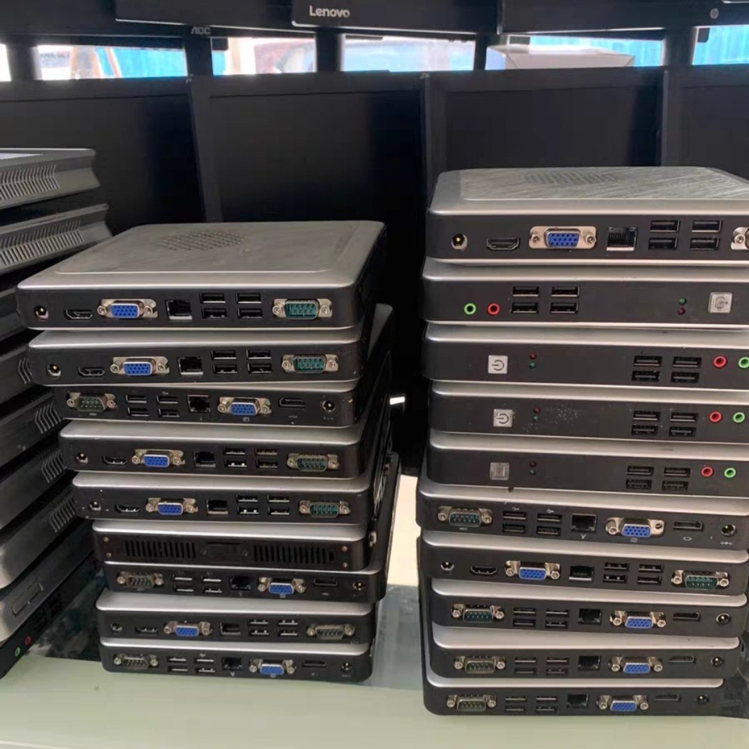 赛扬双核1037主机Win7迷你电脑商务家用办公微型终端机DIY一体机