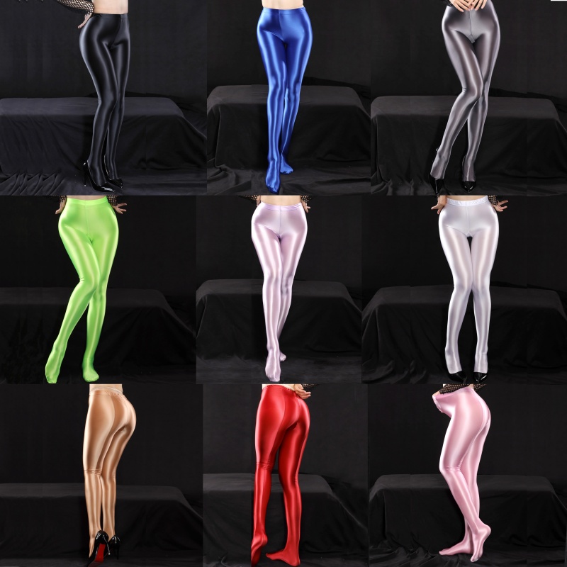 油亮柔滑舞蹈亲肤瑜伽包脚性感