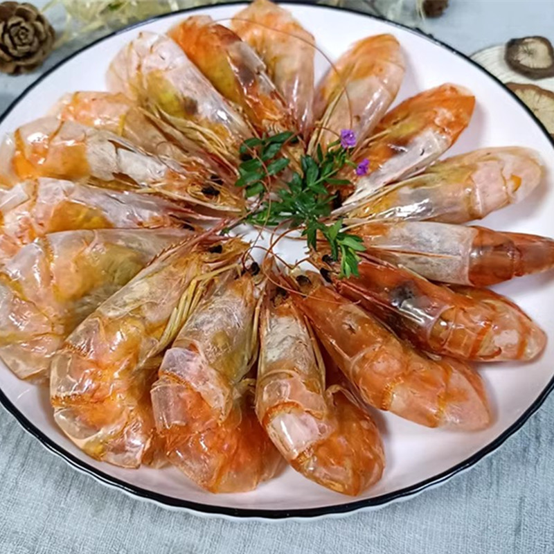 温州特产淡干烤虾即食海鲜