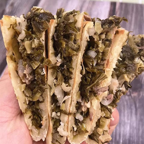 永嘉麦饼咸菜梅干菜萝卜丝3个味