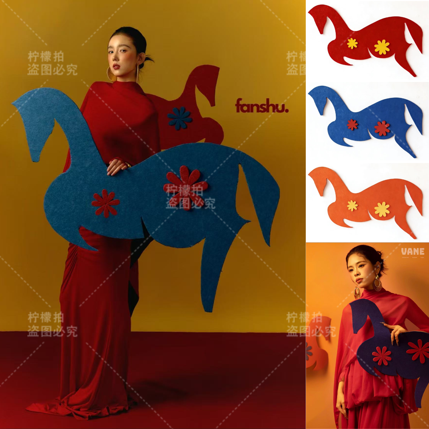 马年写真道具 新春手拿板店铺橱窗装饰布置中国风全家福儿童拍摄,家居饰品,装饰摆件,淘宝优惠券,粉丝福利购,淘宝优惠卷