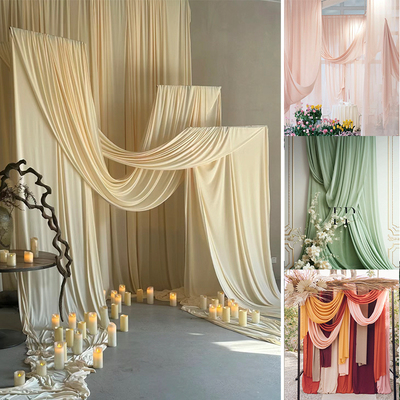 背景布韩风ins米白色莫兰迪