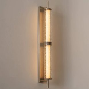 设计师复式别墅楼梯间壁灯酒店售楼处走廊长条壁灯背景墙会所壁灯