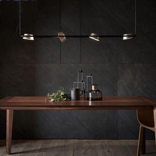 设计师seeddesign餐厅吧台吊灯后现代简约书房长桌岛台旋转吊灯
