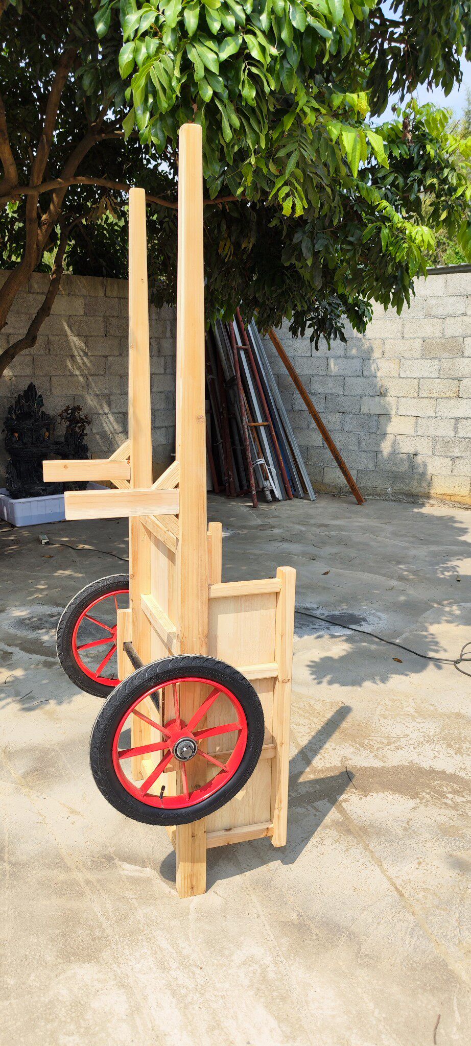 厂仿古手推车木质平板车影视道具民俗产品平衡车农耕运动会团建库