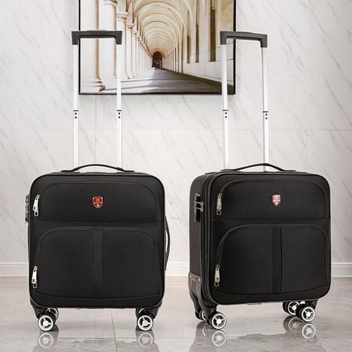 新款牛津布行李箱商务20寸登机箱万向轮拉杆箱16寸可扩展密码箱