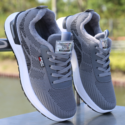 棉鞋男冬季加绒保暖休闲运动鞋