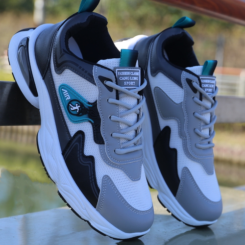 鞋子男春季新款网面透气运动鞋