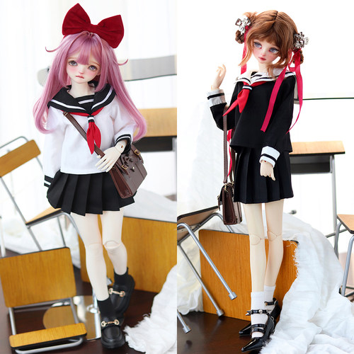 巨婴黑色水手服套装娃衣