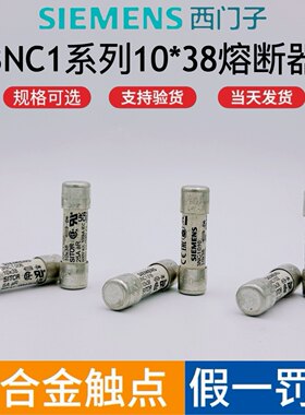 西门子3NC1010保险熔断体32A保险丝保险器熔断器陶瓷保险管熔芯