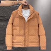 加厚外套男冬装 羽绒服男士 立领潮牌袄子高端轻薄短款 2025新款 冬季