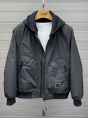 潮流帅气美式 薄棉夹克外套男款 2026新款 复古棒球服宽松可拆卸帽