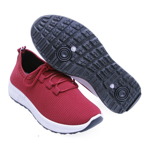 春季新款男女健步鞋中老年休闲网