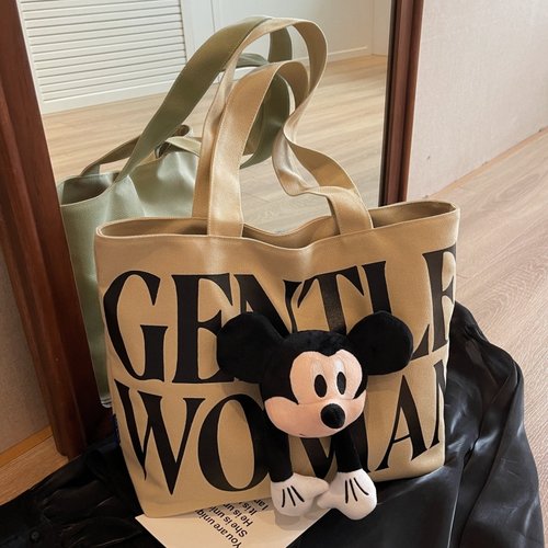 大容量上课大学生休闲通勤帆布包