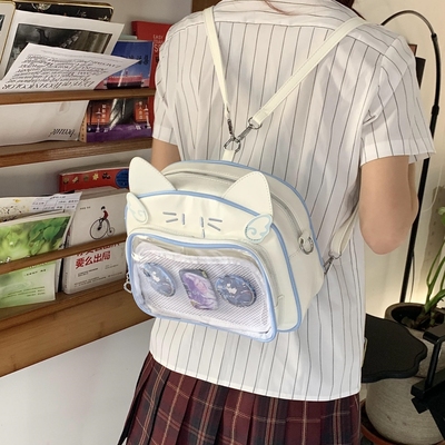 可爱卡通双肩包外出旅行小背包夏