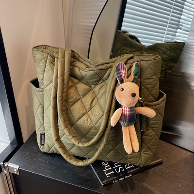 羽绒棉服包通勤托特包休闲帆布袋