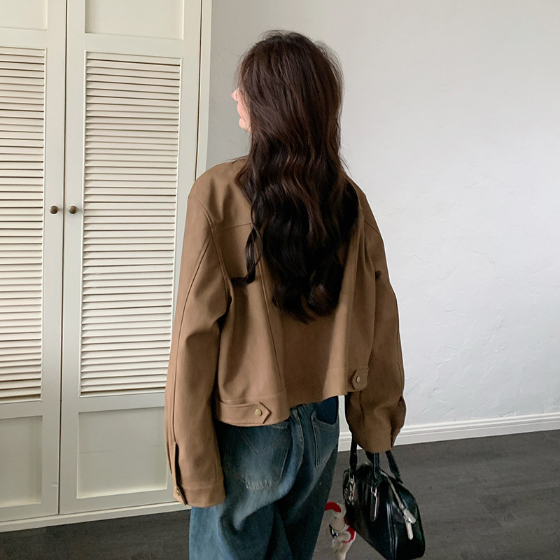 有买家秀数据好短款高品质皮衣外套9595P145控218,女装短外套,2C182