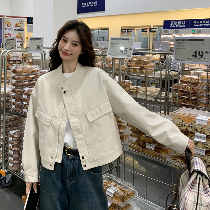 退货率低小个子皮衣6969P135控188,女装短外套,2C182