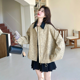 高品晕染定制面料拼接外套春款5600P165控268，女装短外套，2C182