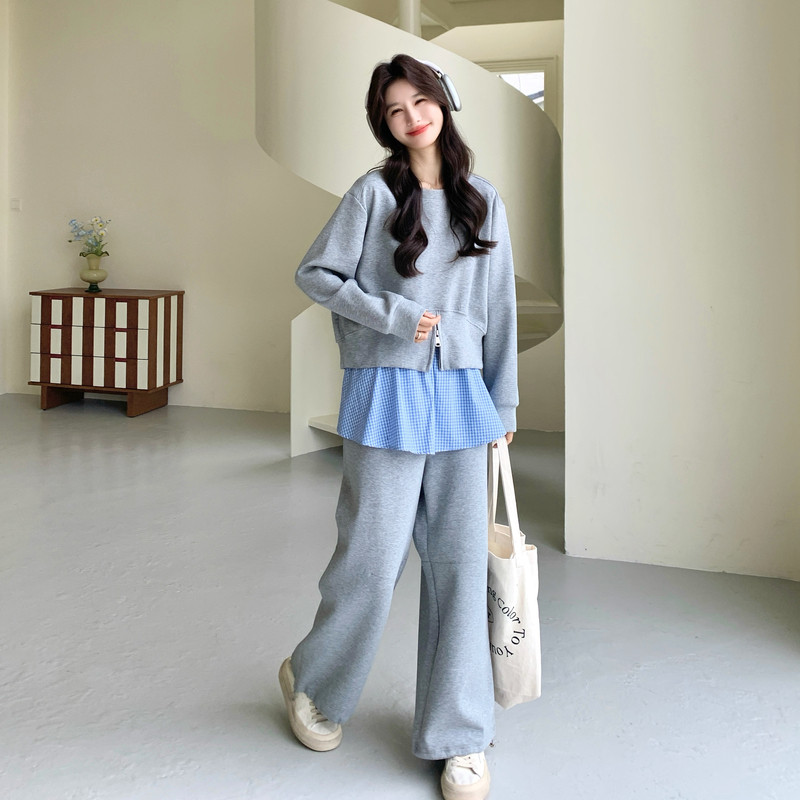 新款数据好春款屁帘运动裤套装T717P195控318,女装套装/套裙,2C182