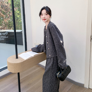 有买家秀 显瘦高品质外套套装 T303P185控268图片