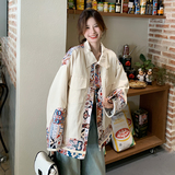 超低退货率数据好拼色外套9393P145控208有买家秀，女装短外套，2C182